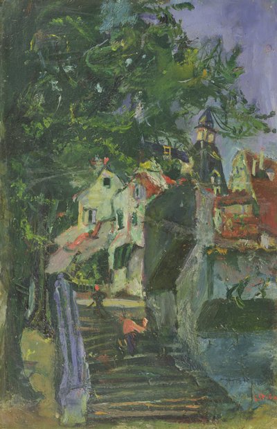 The Steps of Chartres by Chaim Soutine